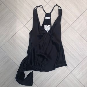 Zara silk tank